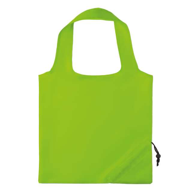 Midocean Fresa polyester opvouwbare shopper tas UTMO502_lime large