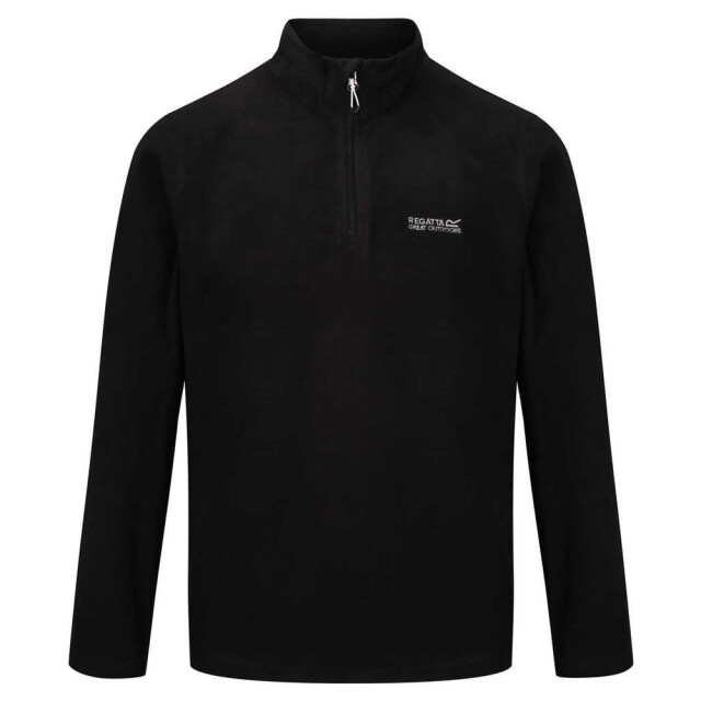 Regatta Geweldig voor buiten heren thompson half zip fleece sweater UTRG1390_black large