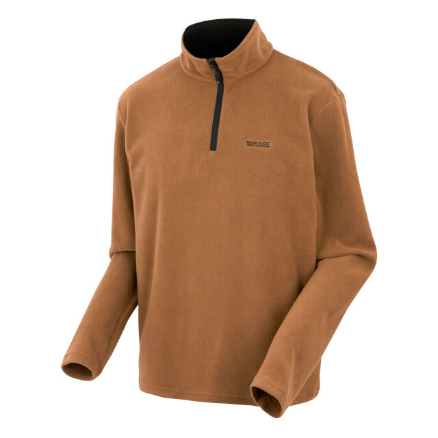 Regatta Geweldig voor buiten heren thompson half zip fleece sweater UTRG1390_nutbrown large