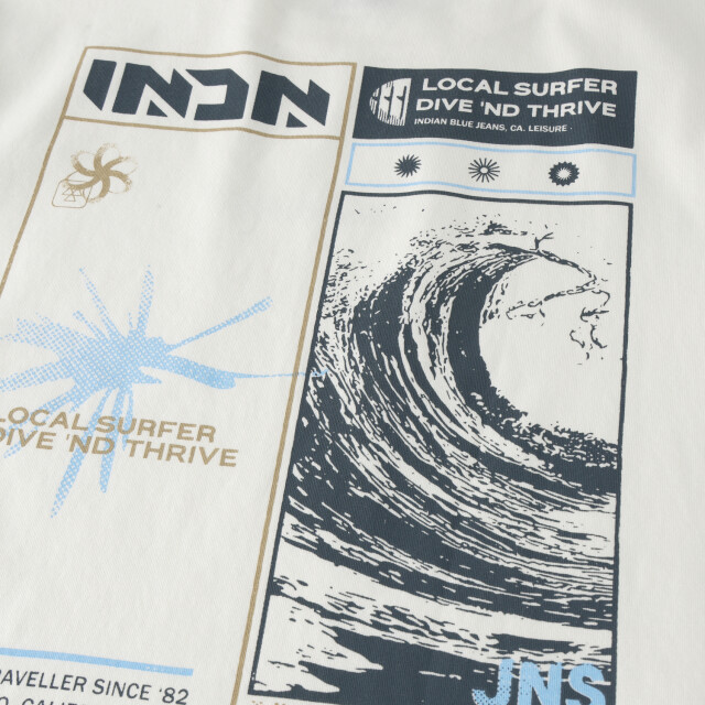 Indian Blue 960657 backprint t-shirt  960657 Backprint T-shirt  large