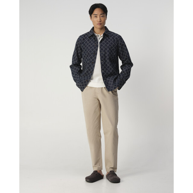 J.C. Rags Overshirt dark blue dessin 103288-001-L large