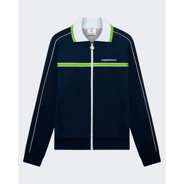 Casablanca Heren round pique track jacket M-SP26-JTP-391-01 large