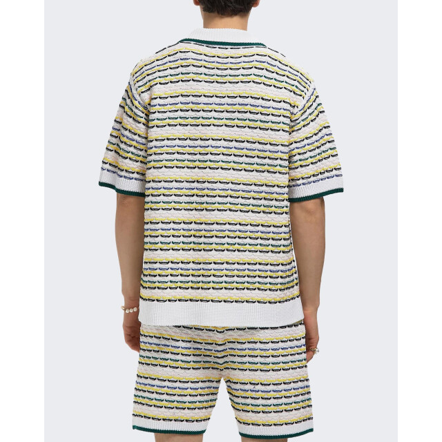 Casablanca Heren tuck stitch shirt M-SP26-KW-1209-01 large