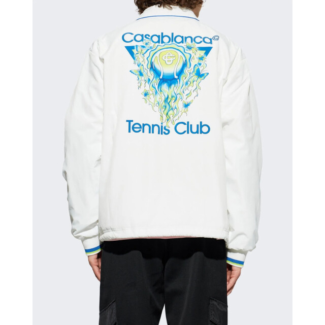 Casablanca Heren printed coach jacket M-SP26-OT-142-01 large