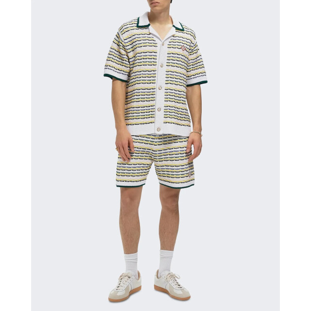 Casablanca Heren tuck stitch shorts M-SP26-KW-1210-01 large