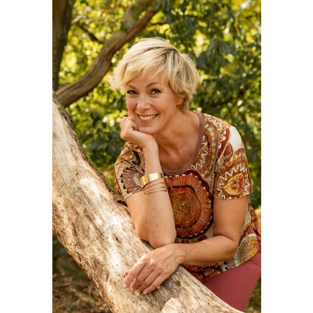 Leona per donna Leona shirt Leona shirt bruin large