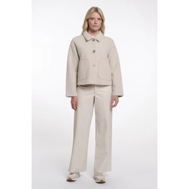 Rino & Pelle Esia.7002621 rino&pelle single breasted jacket stone snow Esia.7002621 Stone snow large