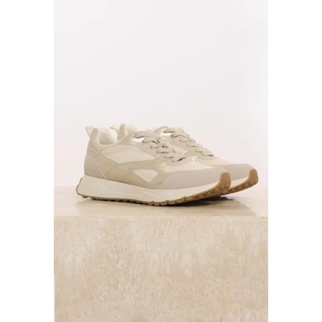 Rino & Pelle Fieve.1002621 rino&pelle mixed material sneaker taupe light gold Fieve.1002621 Taupe light gold large