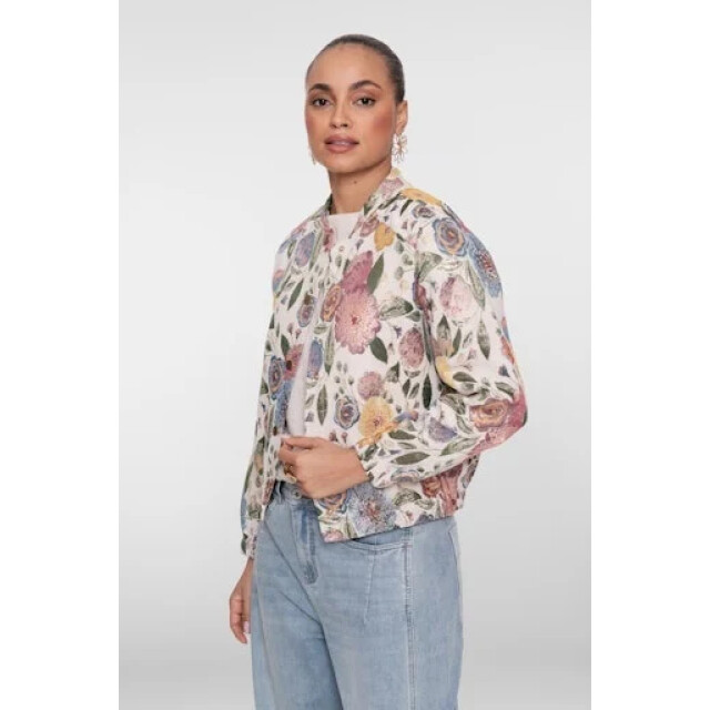 Geisha 65090-26 720 bomber jacket leaves sand/green/gold 65090-26 720 large