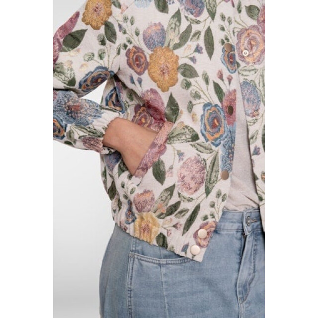 Geisha 65090-26 720 bomber jacket leaves sand/green/gold 65090-26 720 large