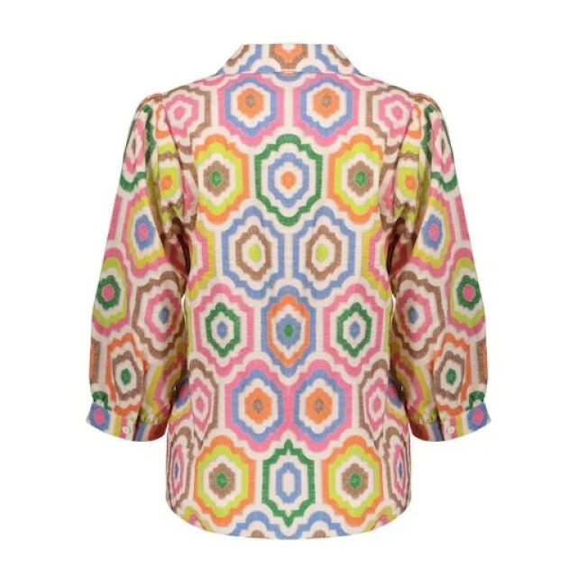 Geisha 63280-20 718 blouse ecru/tabacco/pink 63280-20 718 large