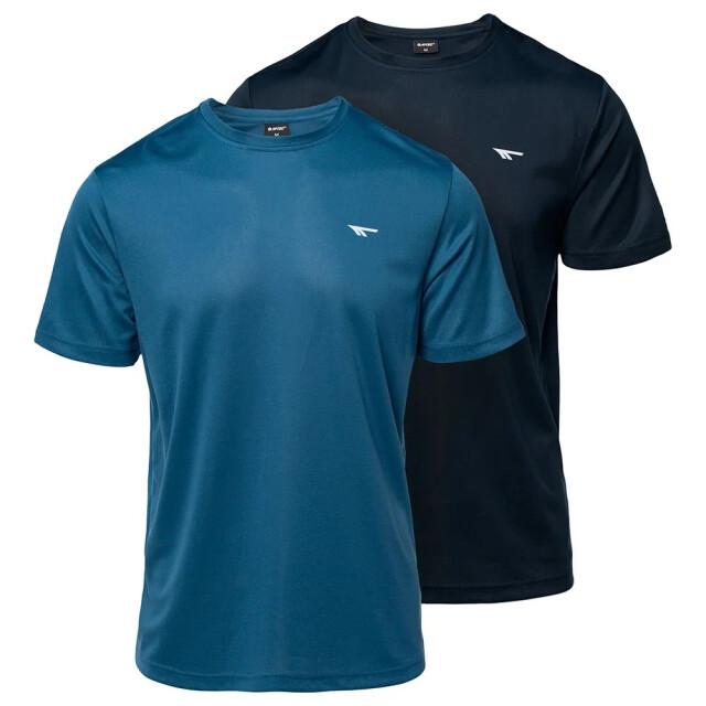 Hi-Tec Heren jodin training t-shirt (set van 2) UTIG5432_skycaptainensignblue large