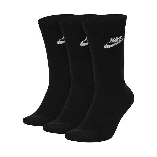 Nike Uniseks adult essentials everyday socks set (set van 3) UTPP4880_black large