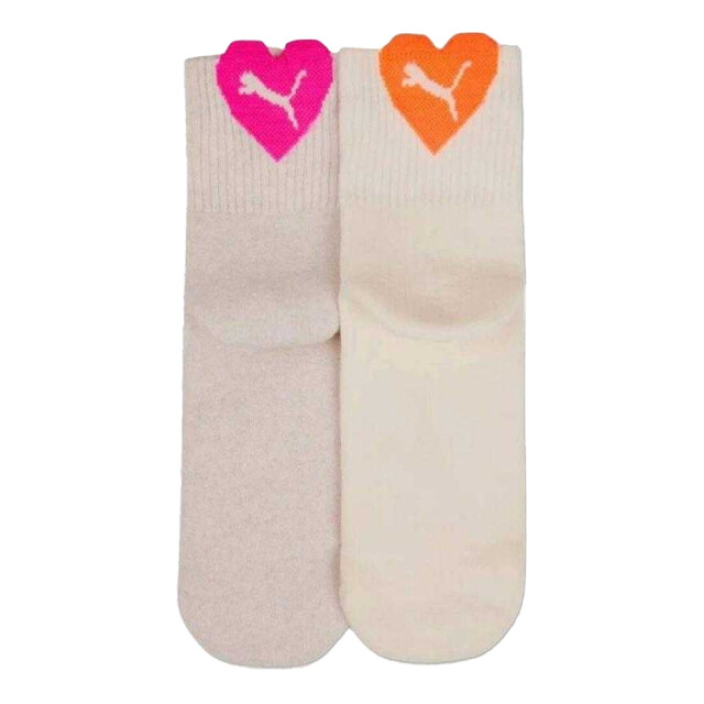 Puma Dames hart sokken (set van 4) UTPP2993_ecruwhitegrey large