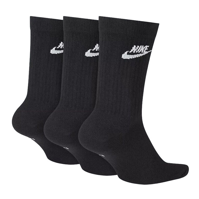 Nike Uniseks adult essentials everyday socks set (set van 3) UTPP4880_black large