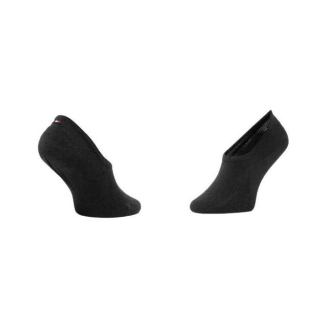 Tommy Hilfiger Dames gladde binnensokken (set van 2) UTNA705_black large