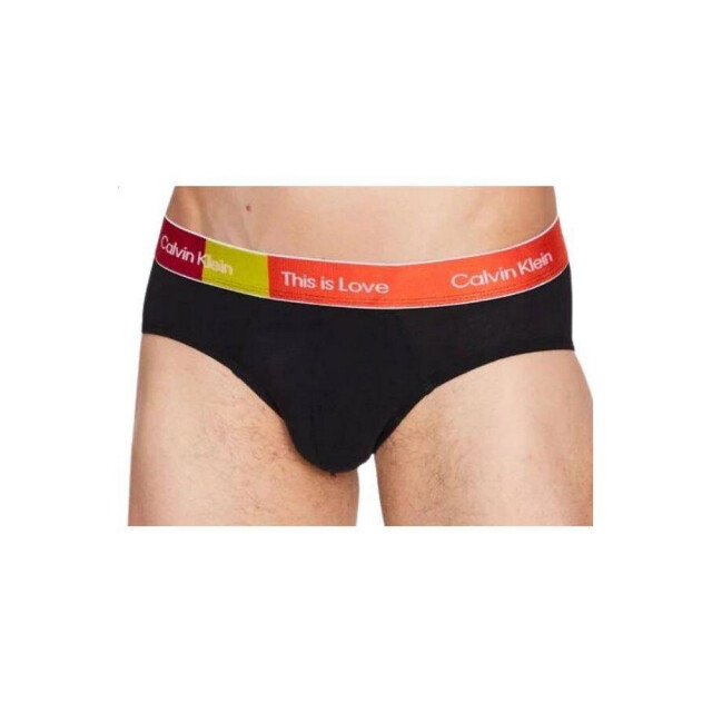 Calvin Klein Heren logo contrast tailleband slip UTNA1100_blackorangeyellow large