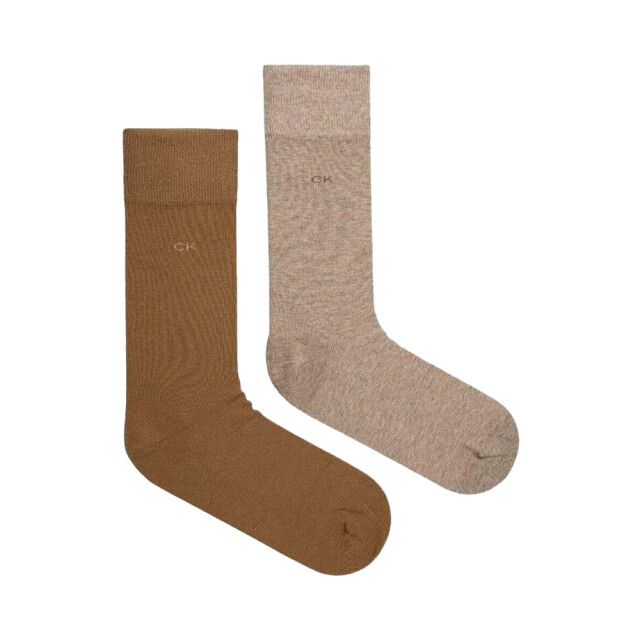 Calvin Klein Sokken met geborduurd logo voor heren UTNA689_caramelbrown large