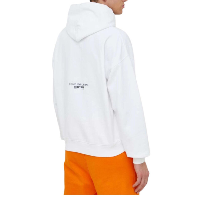 Calvin Klein Heren regular hoodie UTNA1265_brightwhite large