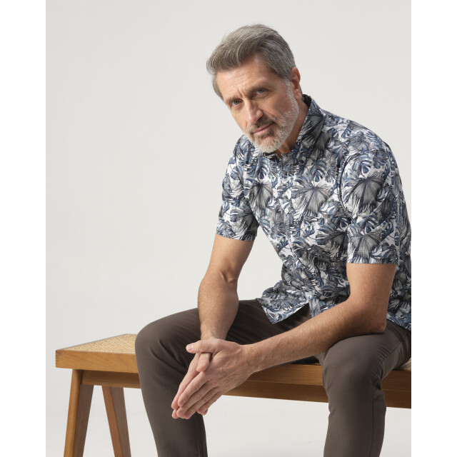 Campbell Casual overhemd donker 103388-001-XXXL large