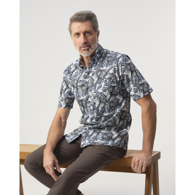 Campbell Casual overhemd donker 103388-001-XXXL large