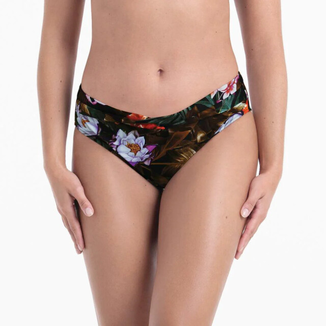 Anita Botanical love bikini slip 8401-0 m6 dark olive/black 10415484043605 large