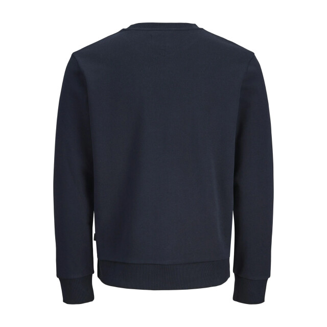 Jack & Jones Heren trui jjelogo sweatshirt logo print donker 12288925-Sky Captain large