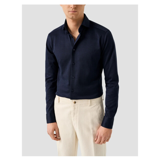 Eton Filo di scozia knit shirt lange mouw overhemden 100014987 100014987 large