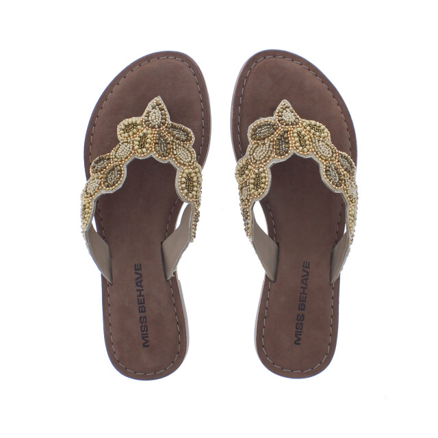 Miss Behave Zelda slipper kralen | maat: | kleur: | dames slippers 111056 large