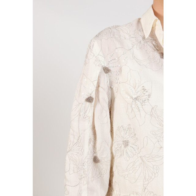 Nukus Adora blouse embroidery ecru dessin 4309.08.0036 large