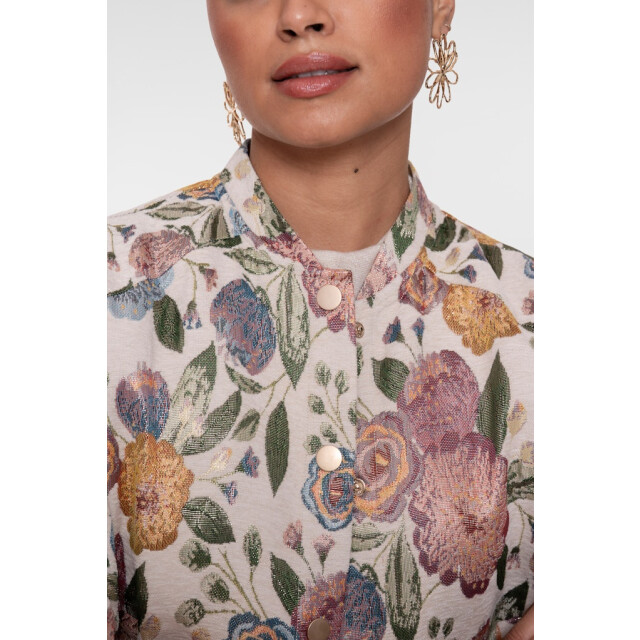 Geisha bomber jacket leaves 65090-26 720 sand/green/gold 06111.820.0159 large