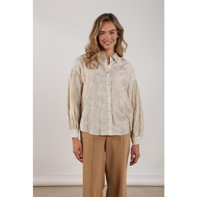 Nukus Nola blouse embroidery ecru dessin 4309.08.0037 large