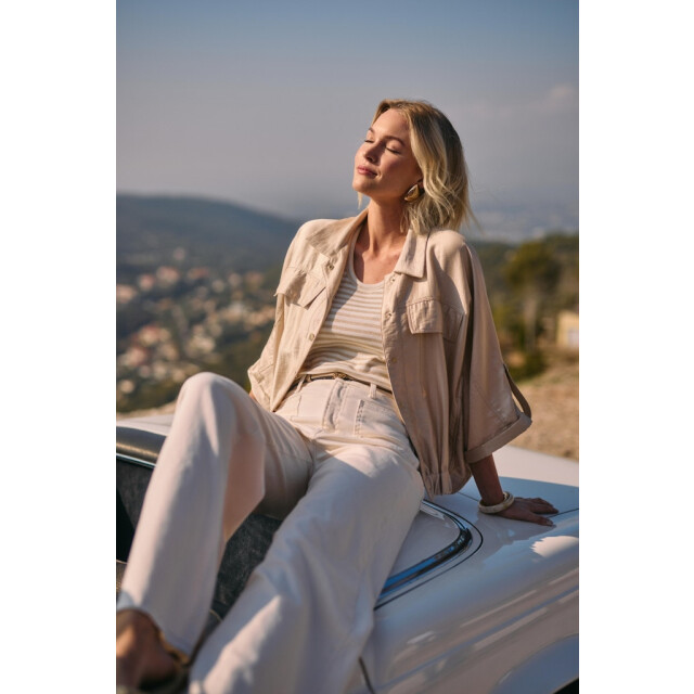 Nukus Steffie singlet lurex zand dessin 4349.06.0003 large