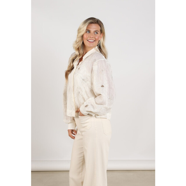 Nukus Adora blouse embroidery ecru dessin 4309.08.0036 large