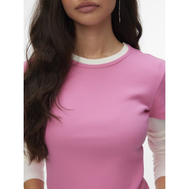 Vero Moda vmchloe ss short top jrs noos 10306894 cosmos 06011.620.0102 large