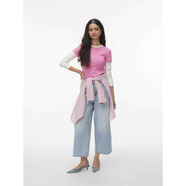 Vero Moda vmchloe ss short top jrs noos 10306894 cosmos 06011.620.0102 large