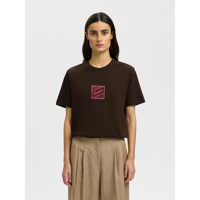 Selected Femme slfrelaxed brook ss hotel amour tee 16100860 delicioso 06011.840.0046 large