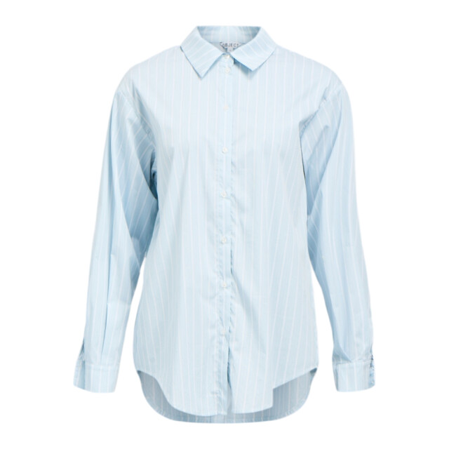 Object objtutta lo l/s shirt noos 23044666 winter sky stripes 06615.210.0063 large