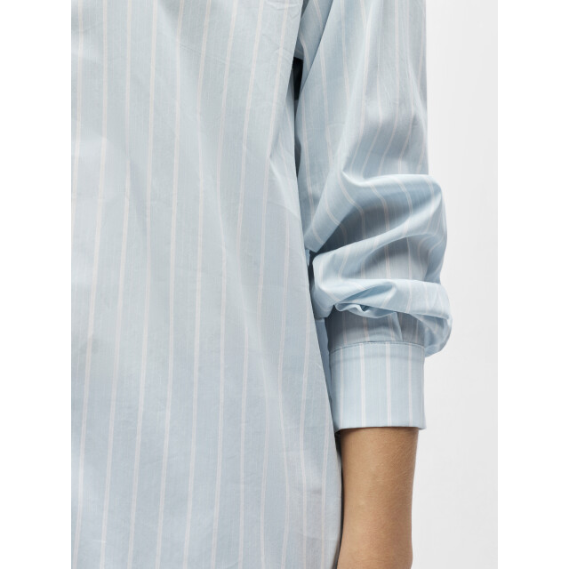 Object objtutta lo l/s shirt noos 23044666 winter sky stripes 06615.210.0063 large