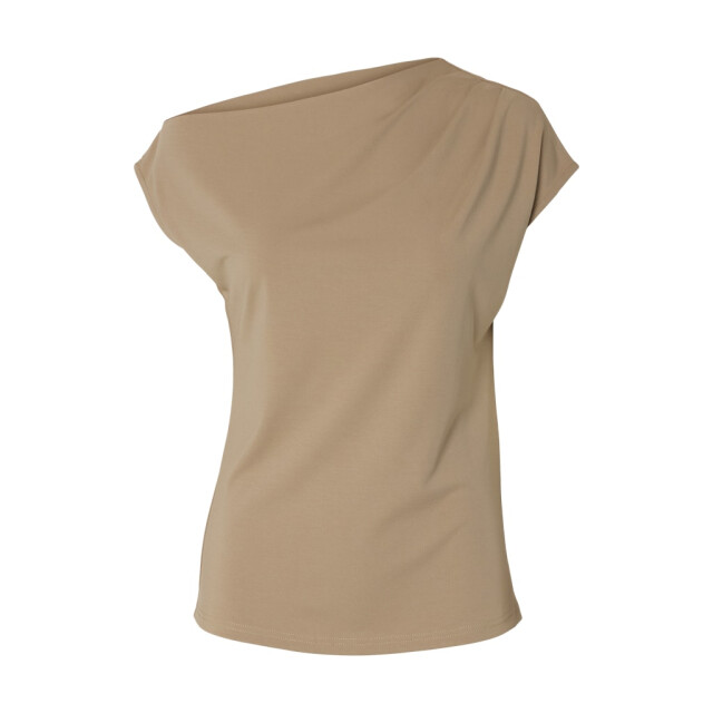 Selected Femme slfmolly ss top 16100727 weathered teak 06011.840.0055 large