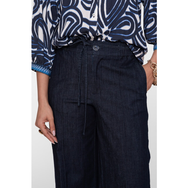 Geisha jeans wide elastic waist 61000-10 880 dark blue denim 06511.267.0197 large