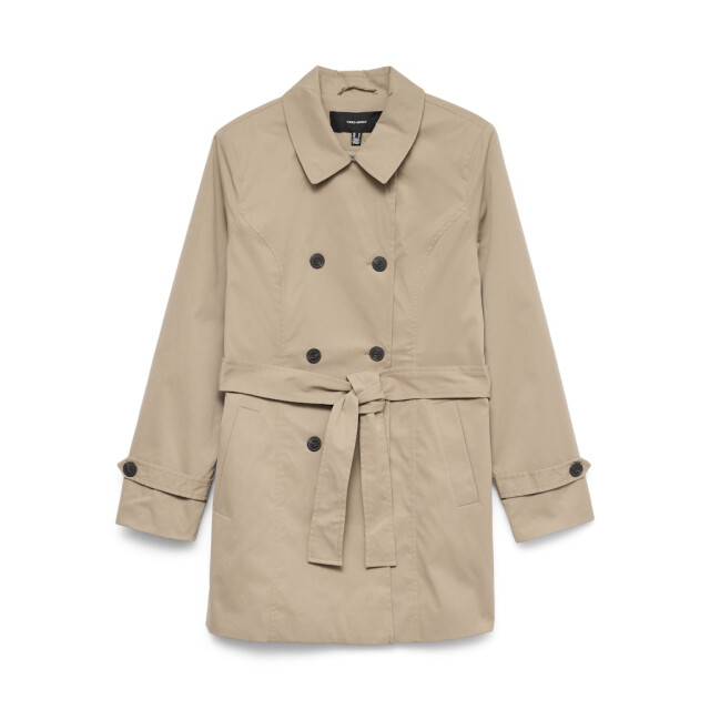 Vero Moda vmchelsea olivia trenchcoat noos 10329343 silver mink 06111.185.0044 large