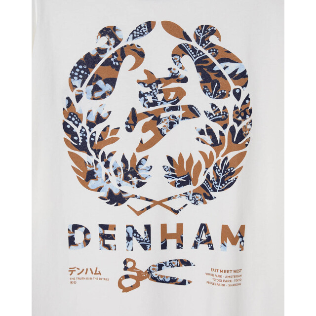 Denham T-shirt korte mouw 01-26-01-52-071 Denham The Jeanmaker T-shirt korte mouw 01-26-01-52-071 large