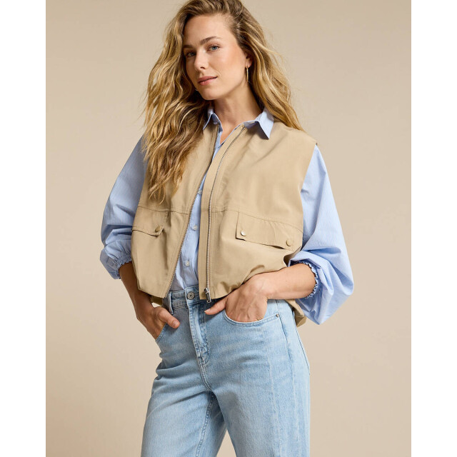 Red Button Blouse lange mouw srb4839 victoria Red Button Blouse lange mouw SRB4839 VICTORIA large