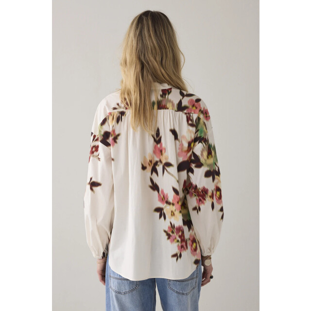 Summum 2s60-12379 blouse faded flower 2s3460-12379 Blouse Faded flower large