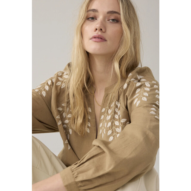 Summum 2s49-12439 blouse cotton branches 2s3449-12439 Blouse Cotton branches large