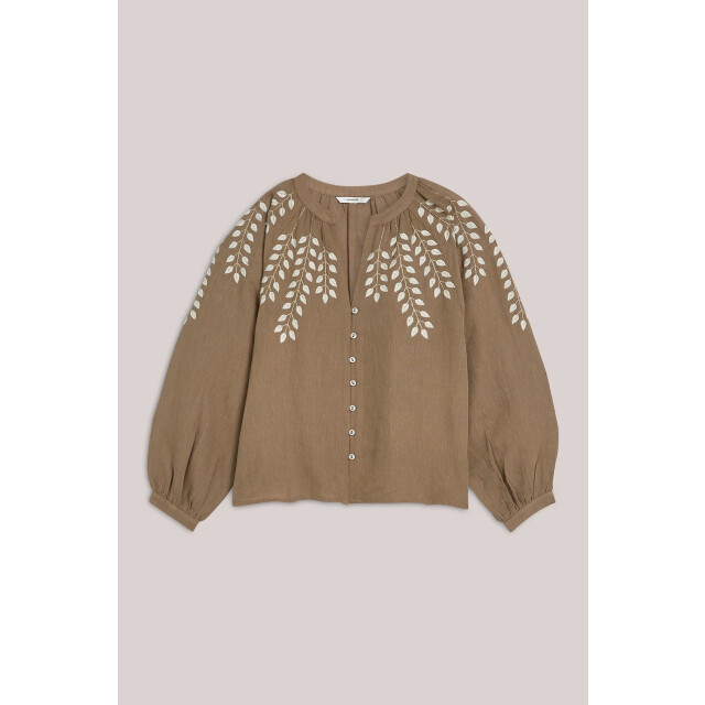 Summum 2s49-12439 blouse cotton branches 2s3449-12439 Blouse Cotton branches large