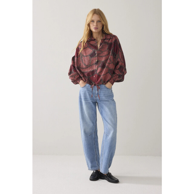 Summum 2s3433-12377 blouse all over print 2s3433-12377 Blouse All over print large