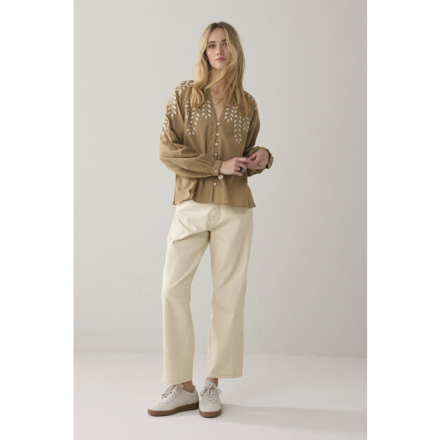 Summum 2s49-12439 blouse cotton branches 2s3449-12439 Blouse Cotton branches large