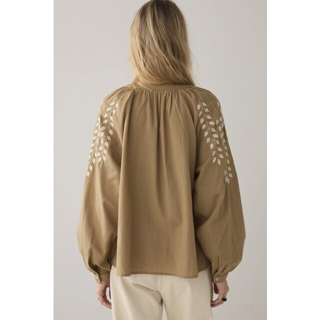 Summum 2s49-12439 blouse cotton branches 2s3449-12439 Blouse Cotton branches large